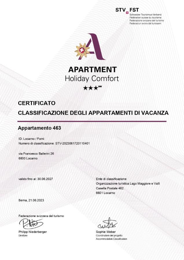 Appartamento 2,5 Con Piscina Nel Cuore Di Locarno 463 Extérieur photo