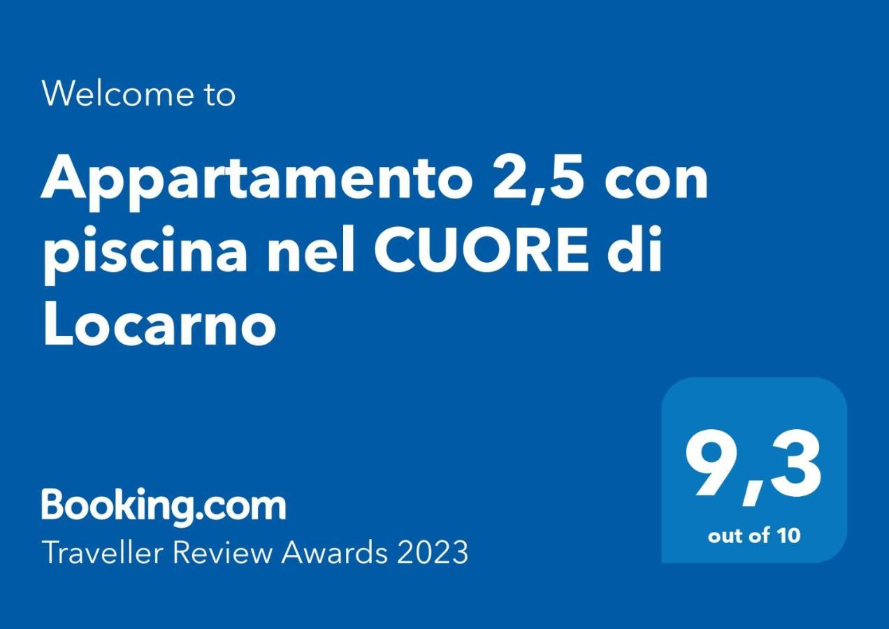 Appartamento 2,5 Con Piscina Nel Cuore Di Locarno 463 Extérieur photo